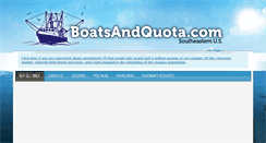 Desktop Screenshot of boatsandquota.com